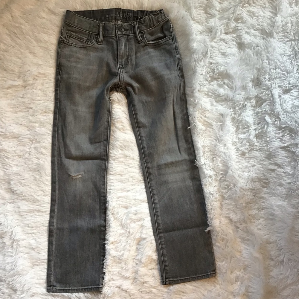 GapKids 1969 Gray Faded Jeans 7 Regular